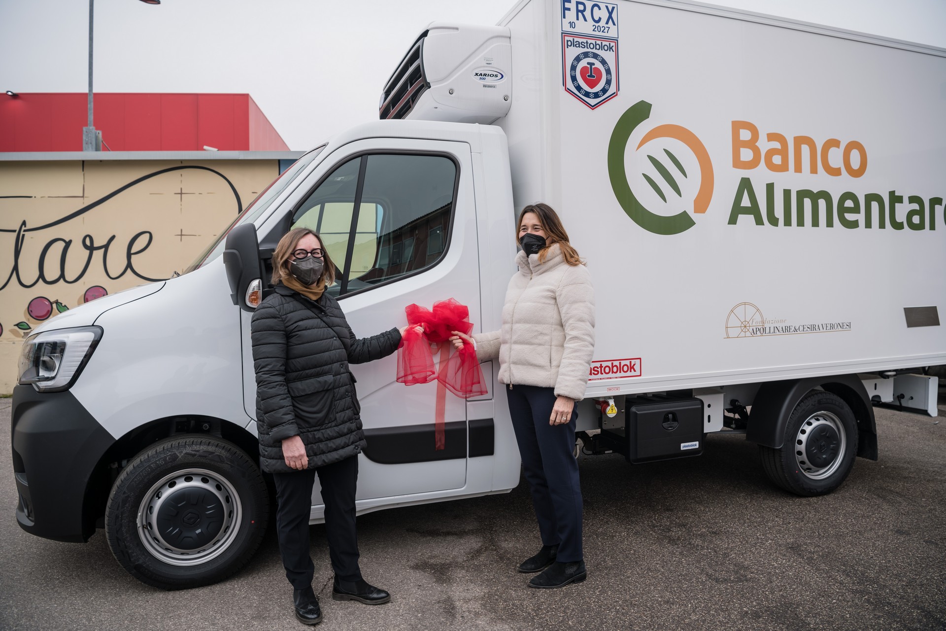 La Fondazione Apollinare e Cesira Veronesi dona al Banco Alimentare del Veneto un camion refrigerato
