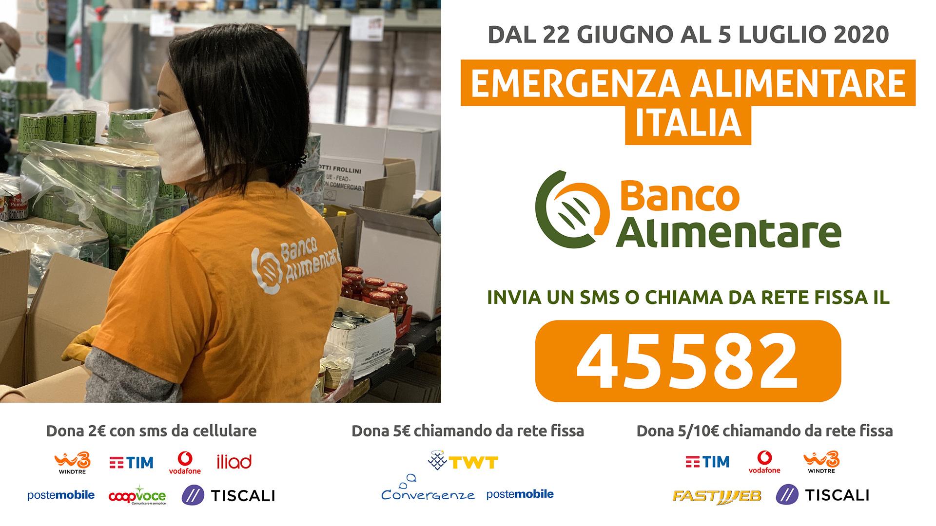 SMS solidale Banco Alimentare