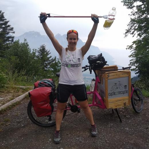 Myra e la sua cargo-bike: km di solidarietà - fotografia Myra