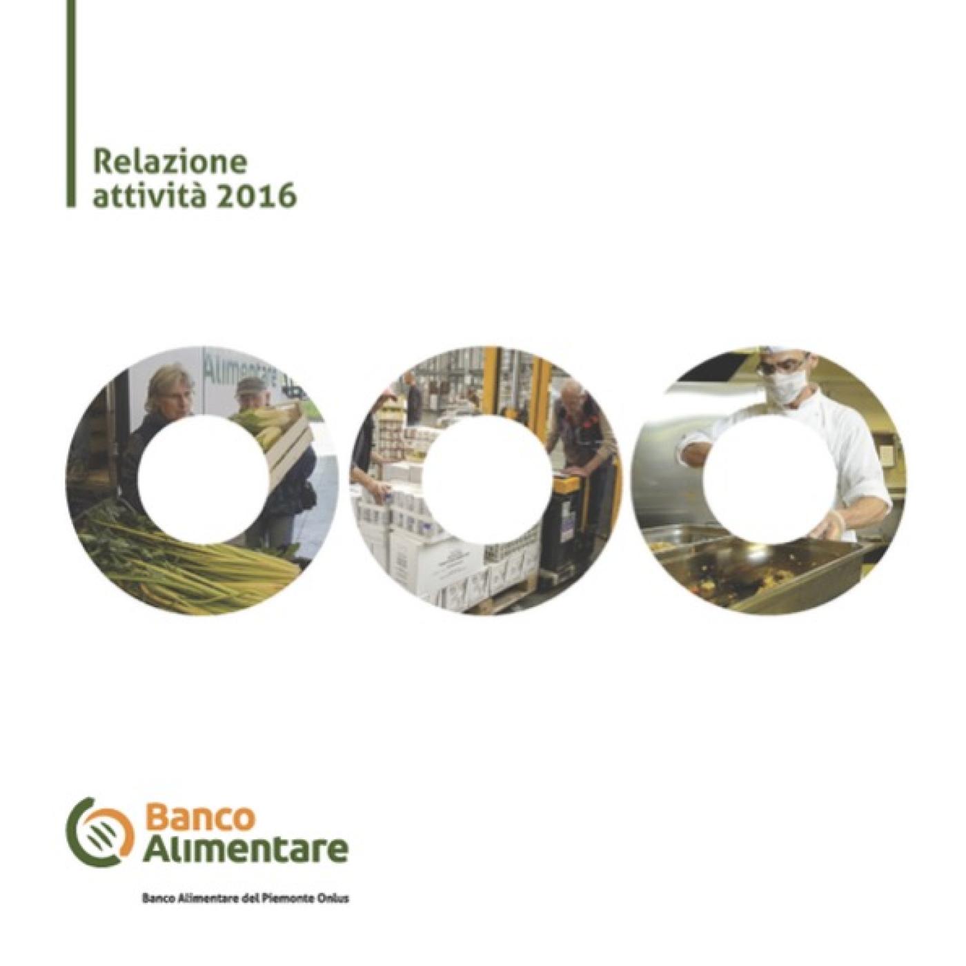 Copertina Relazione Attività 2016